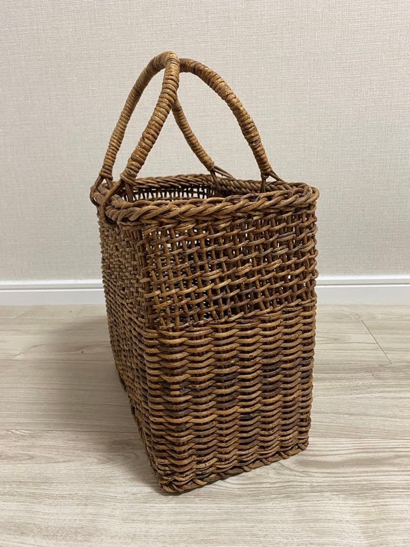 和島常男 あけび かごバッグ カゴバッグ