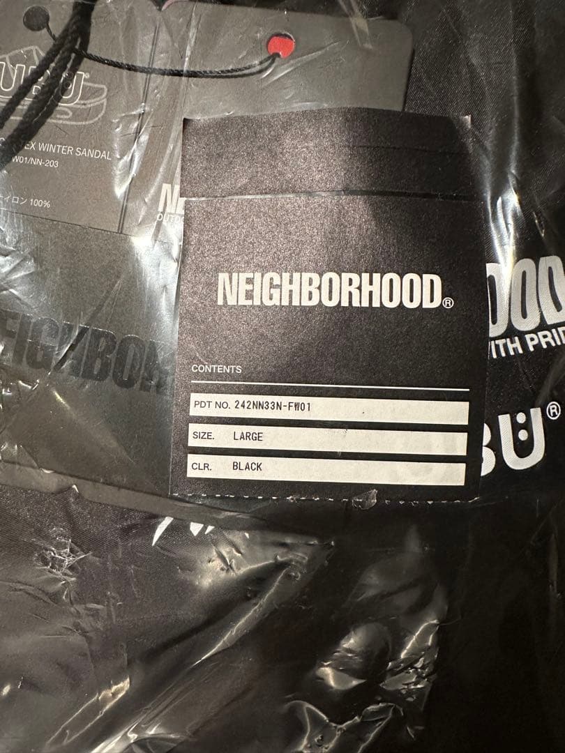NH X NANGA X SUBU . WINTER SANDALS 黒 L