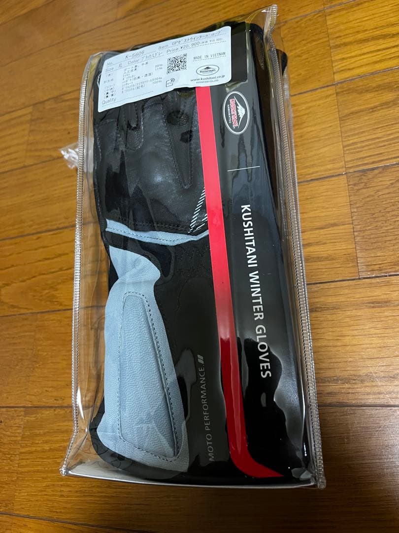 KUSHTANI WINTER GLOVES XLサイズ ブラック/グレー