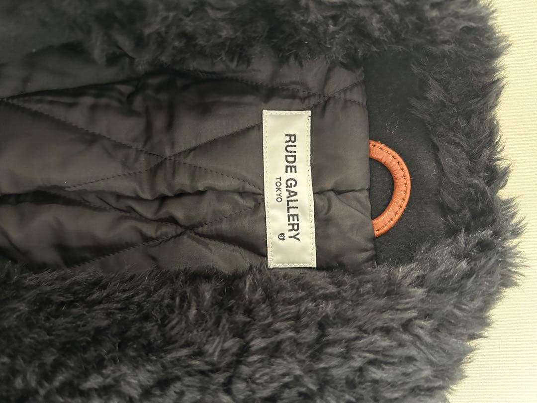 RUDE GALLERY BOA LONG COAT ブラック