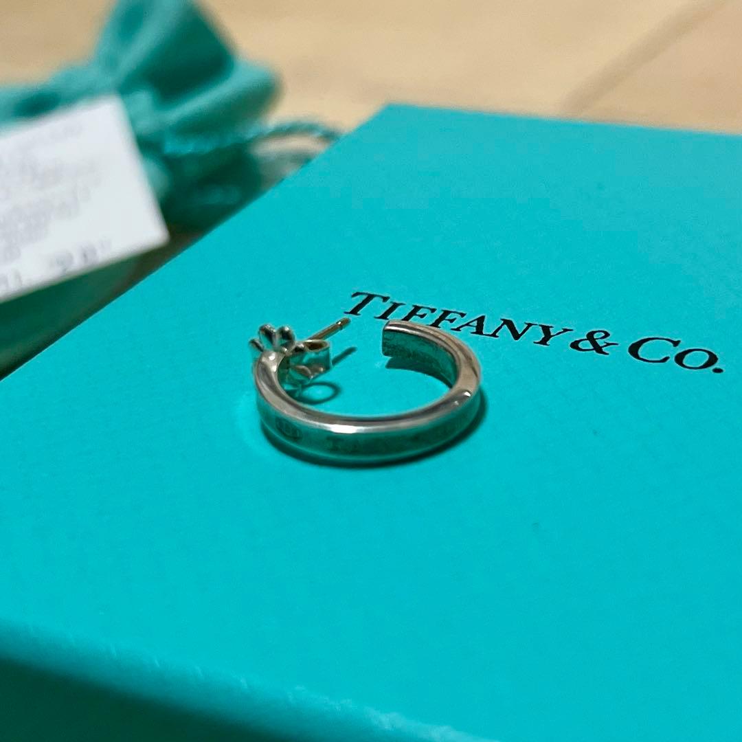 Tiffany & Co. フープピアス 1837 シルバー 片耳