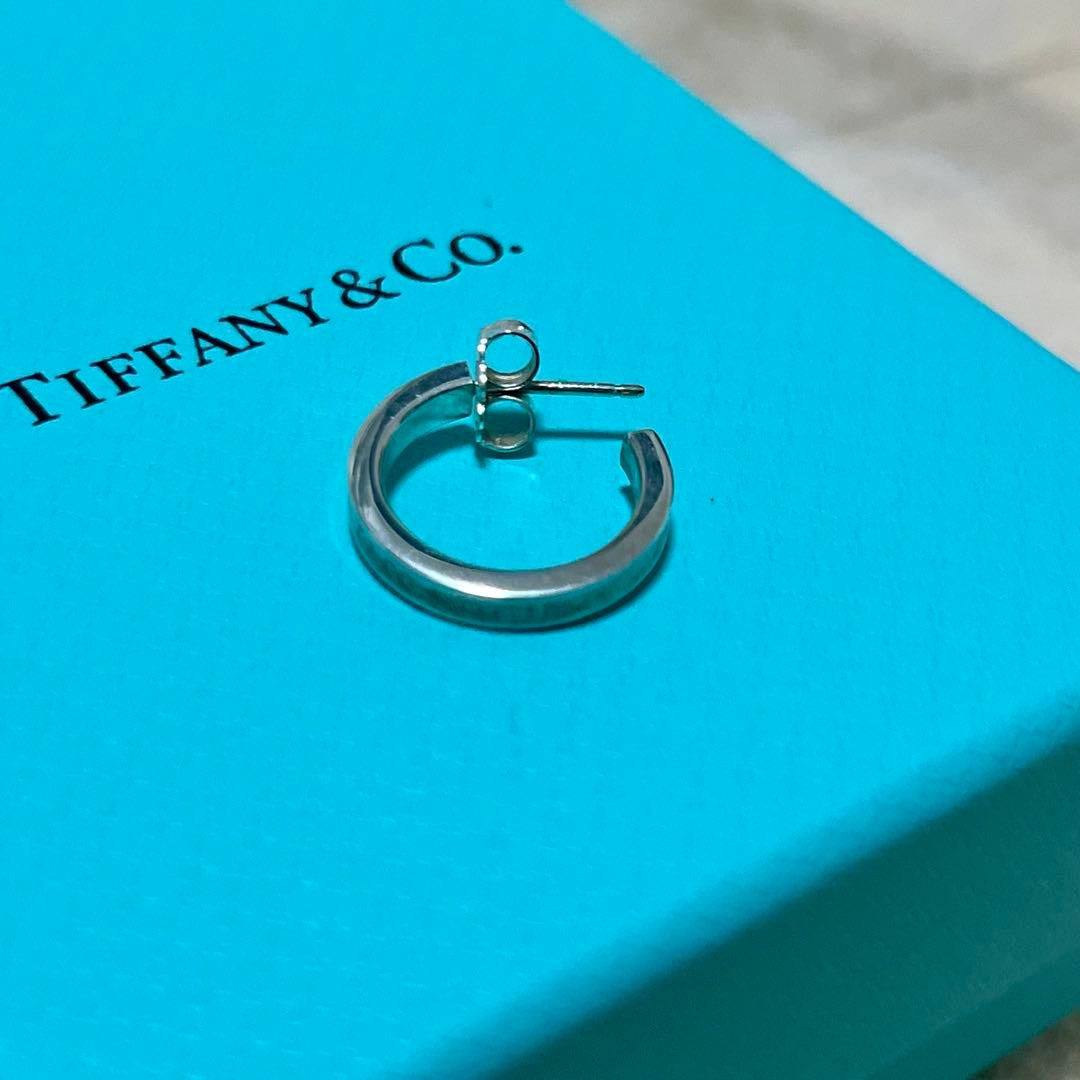 Tiffany & Co. フープピアス 1837 シルバー 片耳