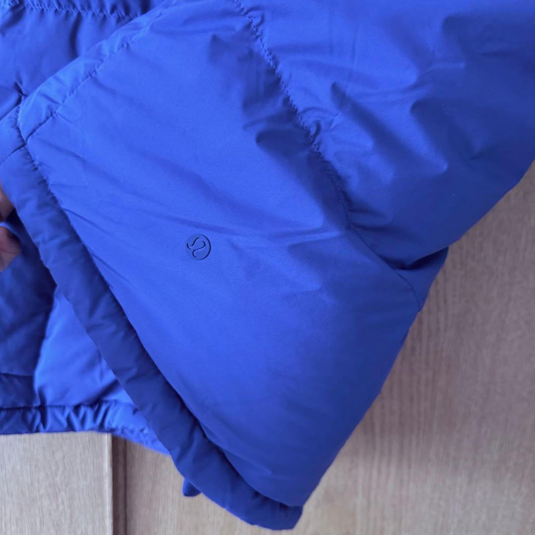 lululemon ルルレモン　ブラウン ダウンベスト フード付き 10
