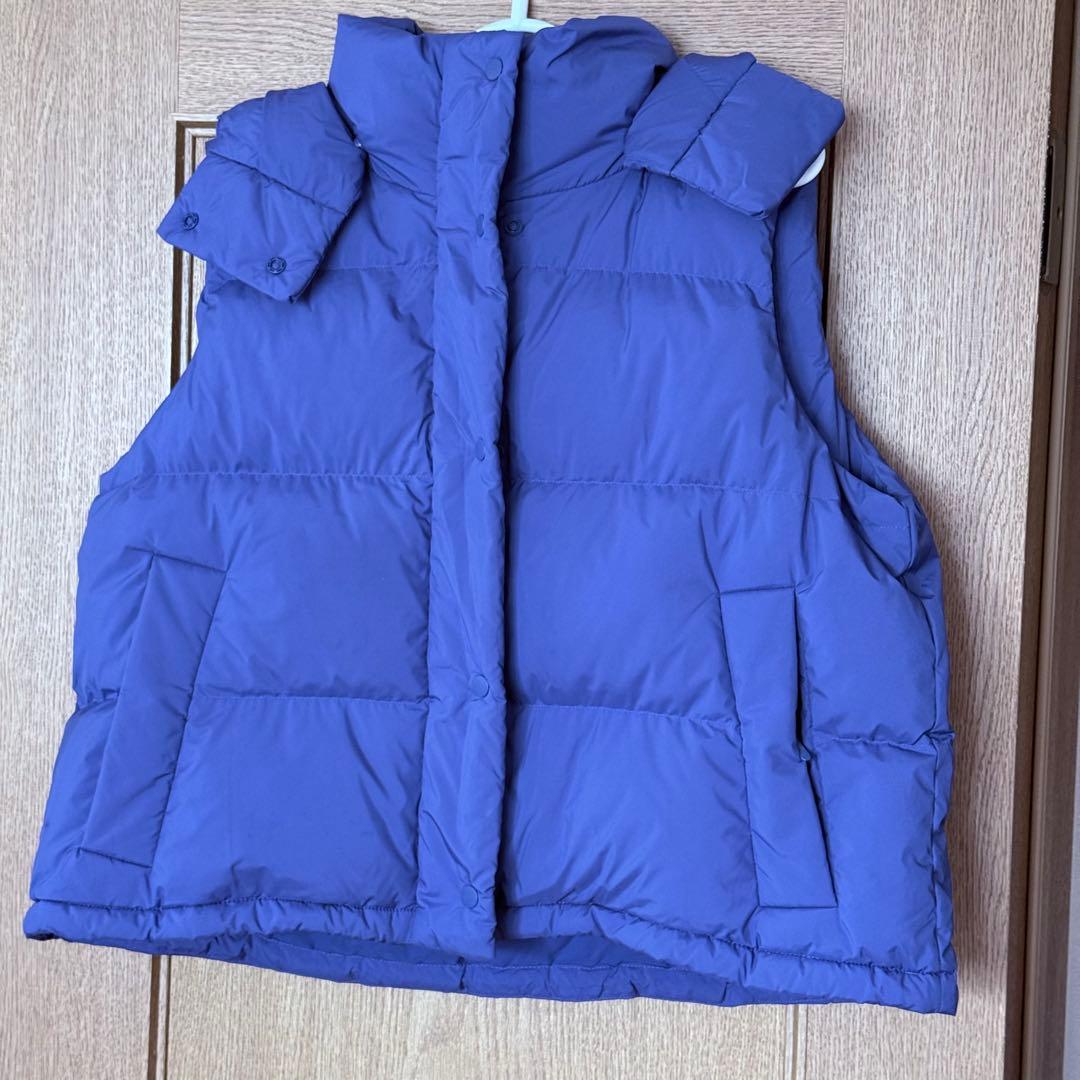 lululemon ルルレモン　ブラウン ダウンベスト フード付き 10