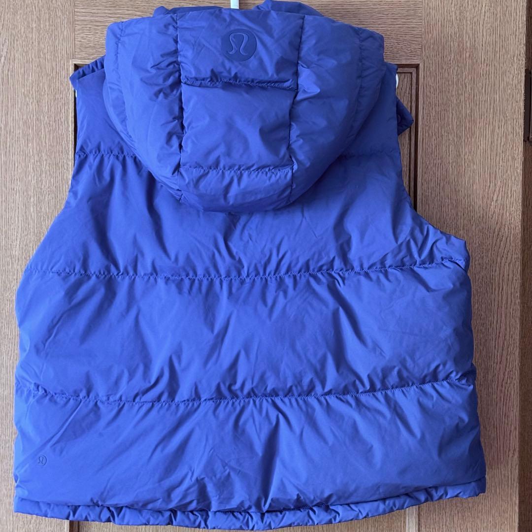lululemon ルルレモン　ブラウン ダウンベスト フード付き 10