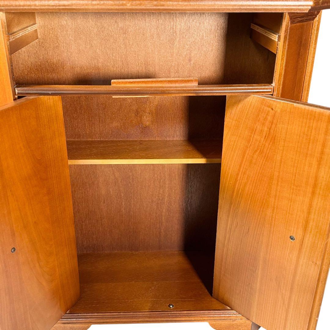 HR632 イタリア　象嵌細工　キャビネット コンソール レトロ