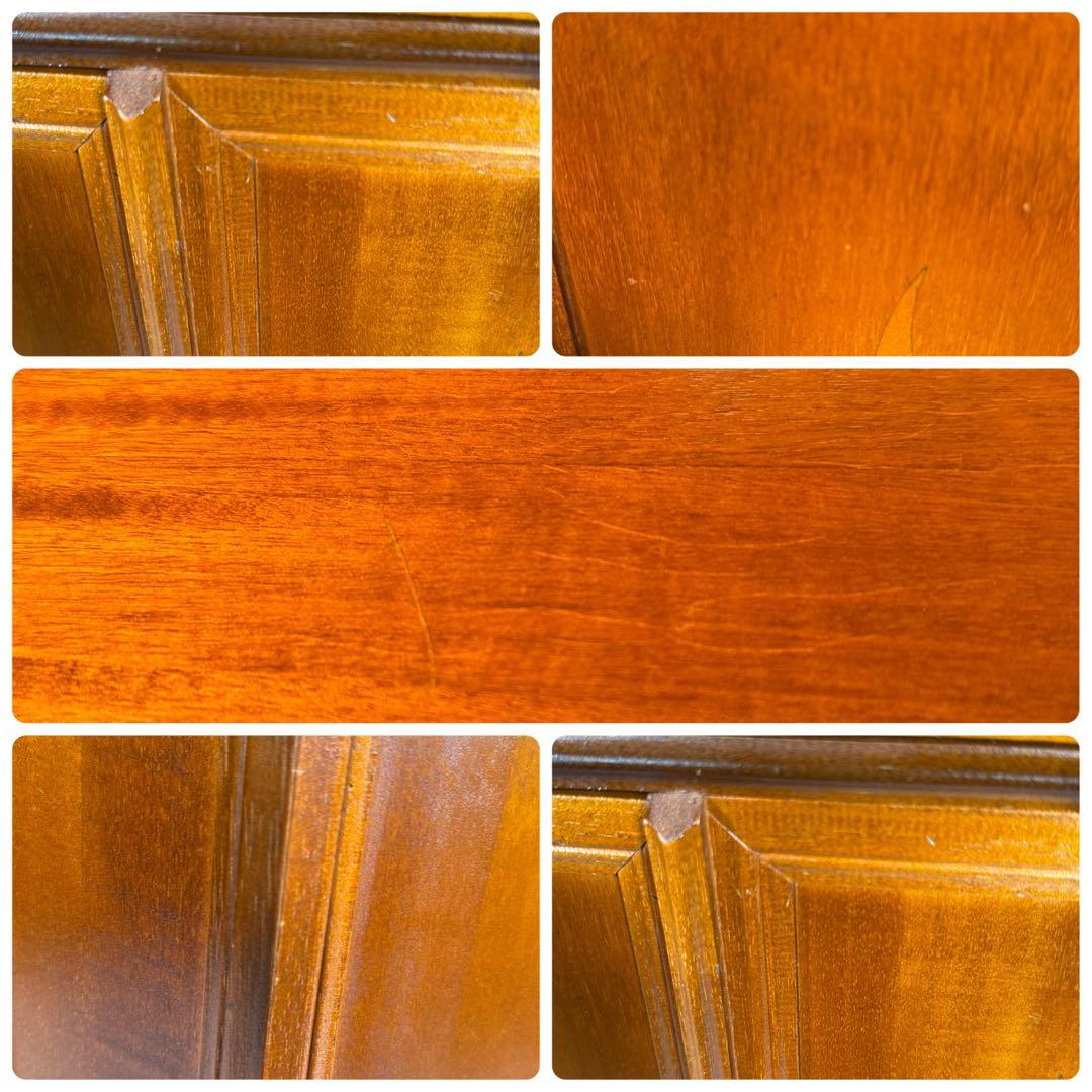 HR632 イタリア　象嵌細工　キャビネット コンソール レトロ