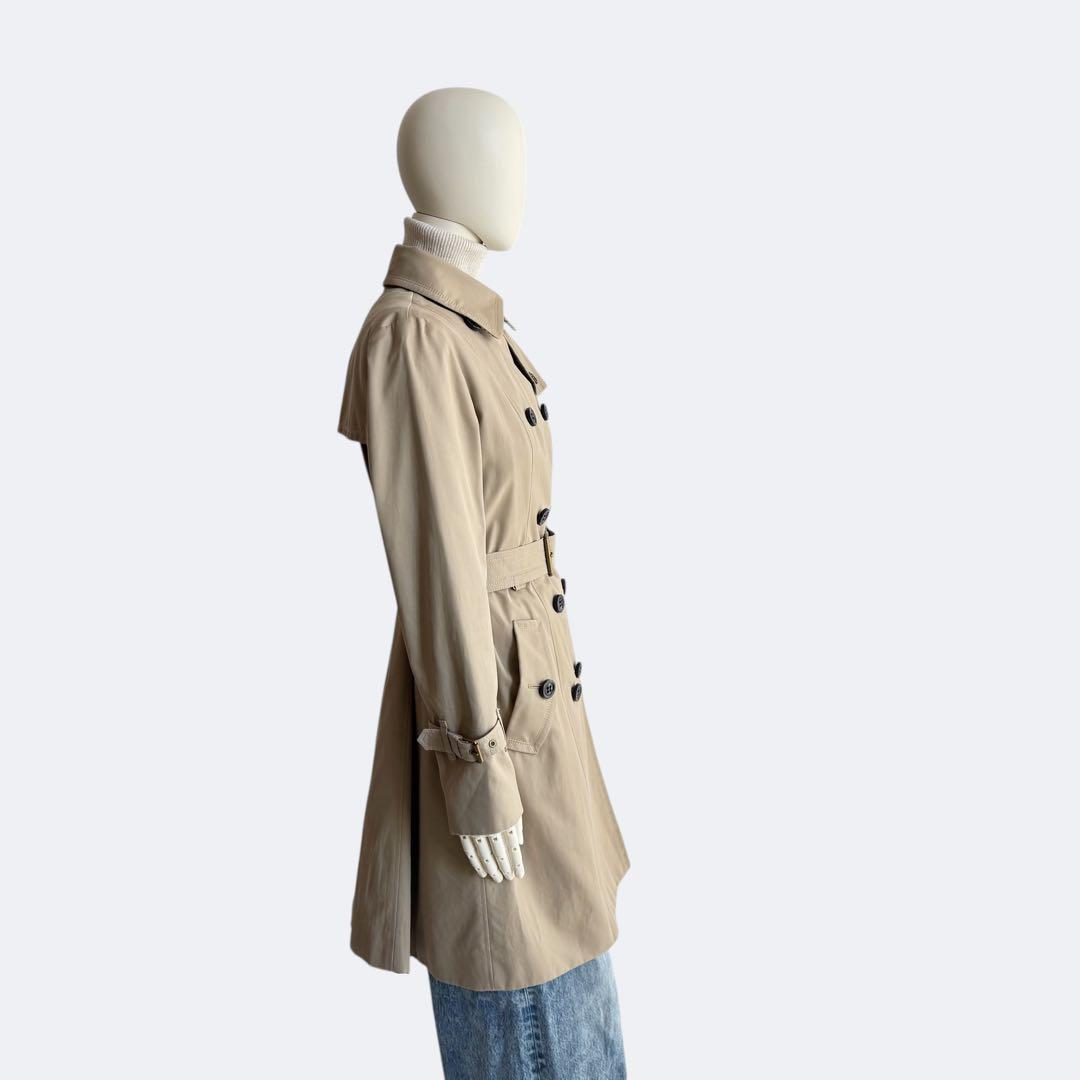 BURBERRY BLUE LABEL ベルト付きトレンチコート 40 ベージュ