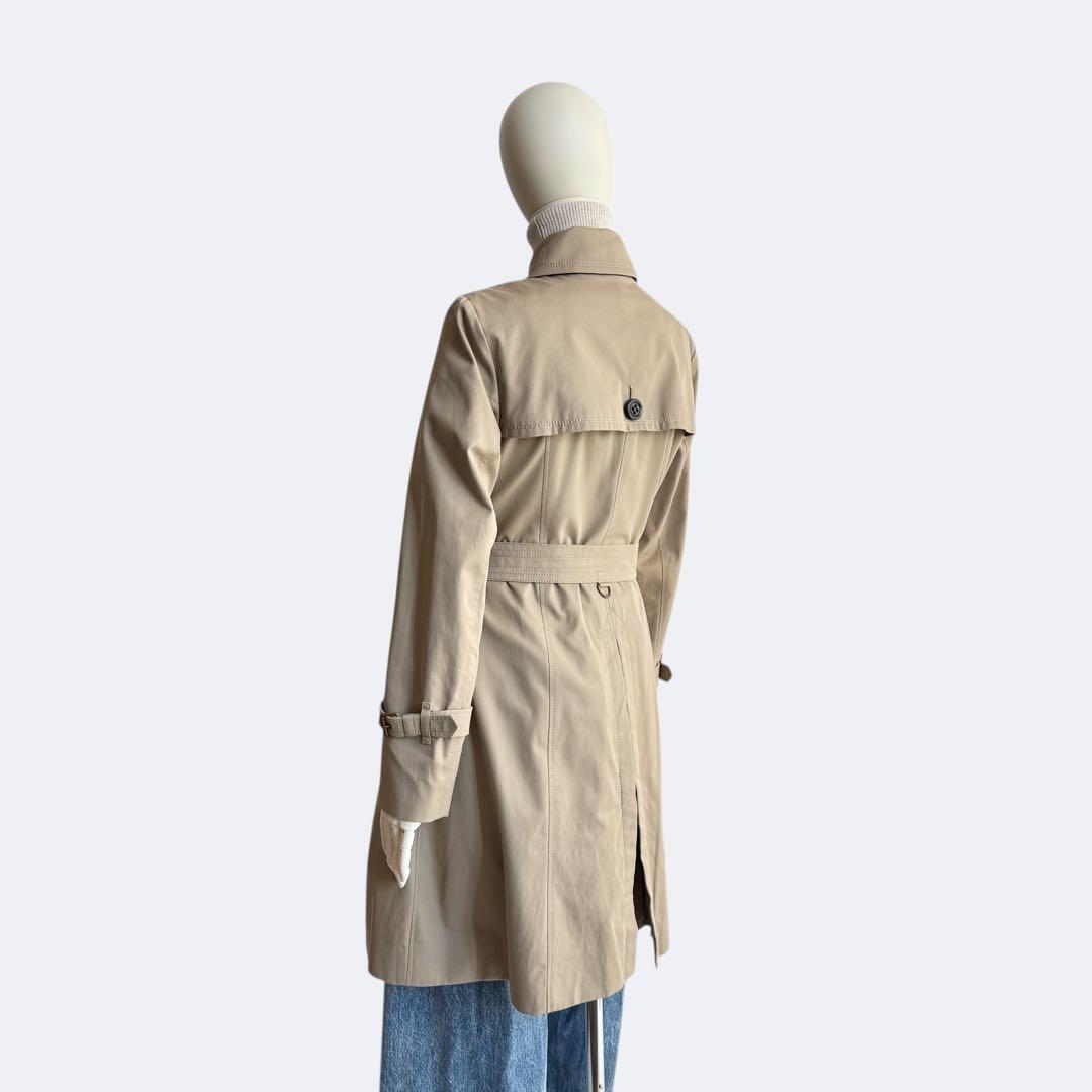 BURBERRY BLUE LABEL ベルト付きトレンチコート 40 ベージュ