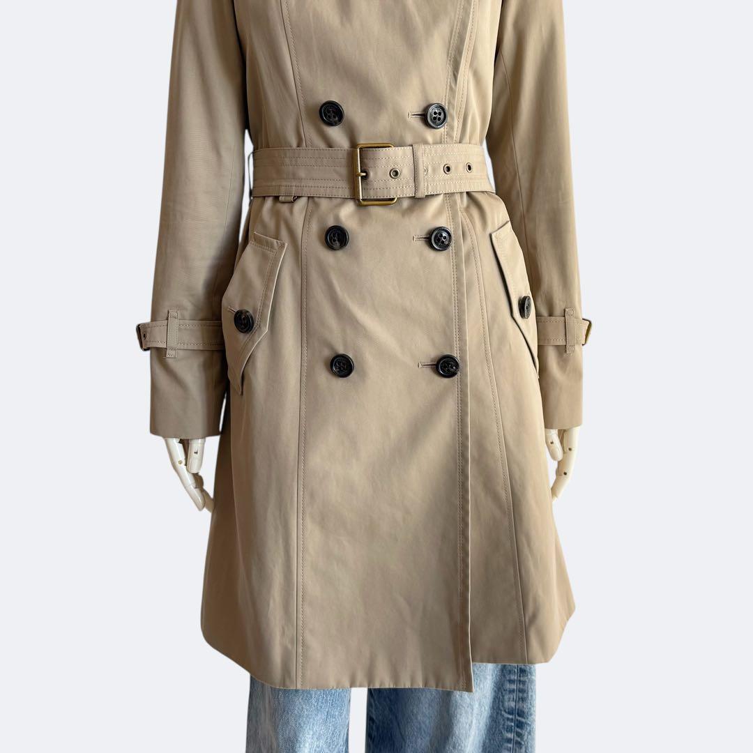 BURBERRY BLUE LABEL ベルト付きトレンチコート 40 ベージュ