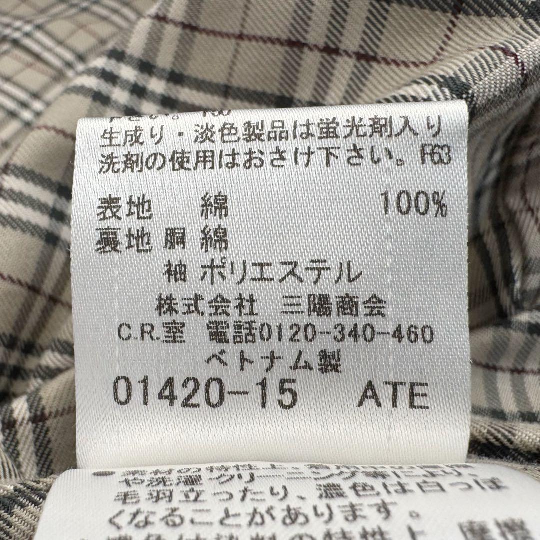 BURBERRY BLUE LABEL ベルト付きトレンチコート 40 ベージュ