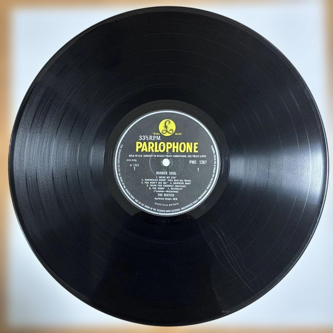 ビートルズ 名盤 レコード ラバーソウル UKオリジナルモノ盤