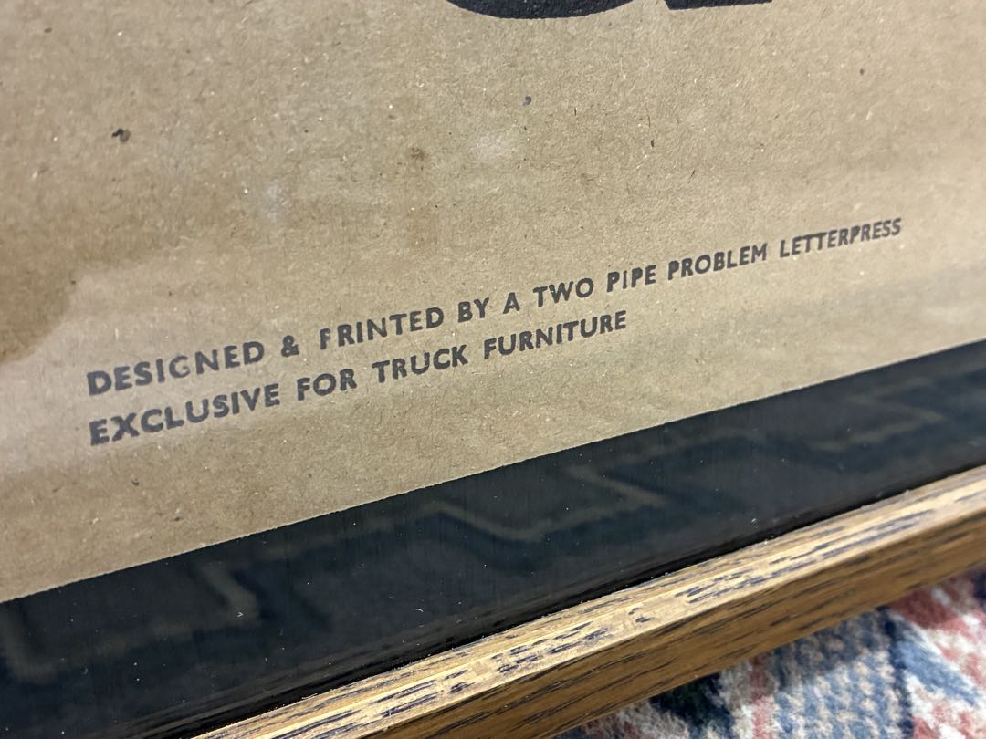 TRUCK FURNITURE　アートポスター　フレーム　①