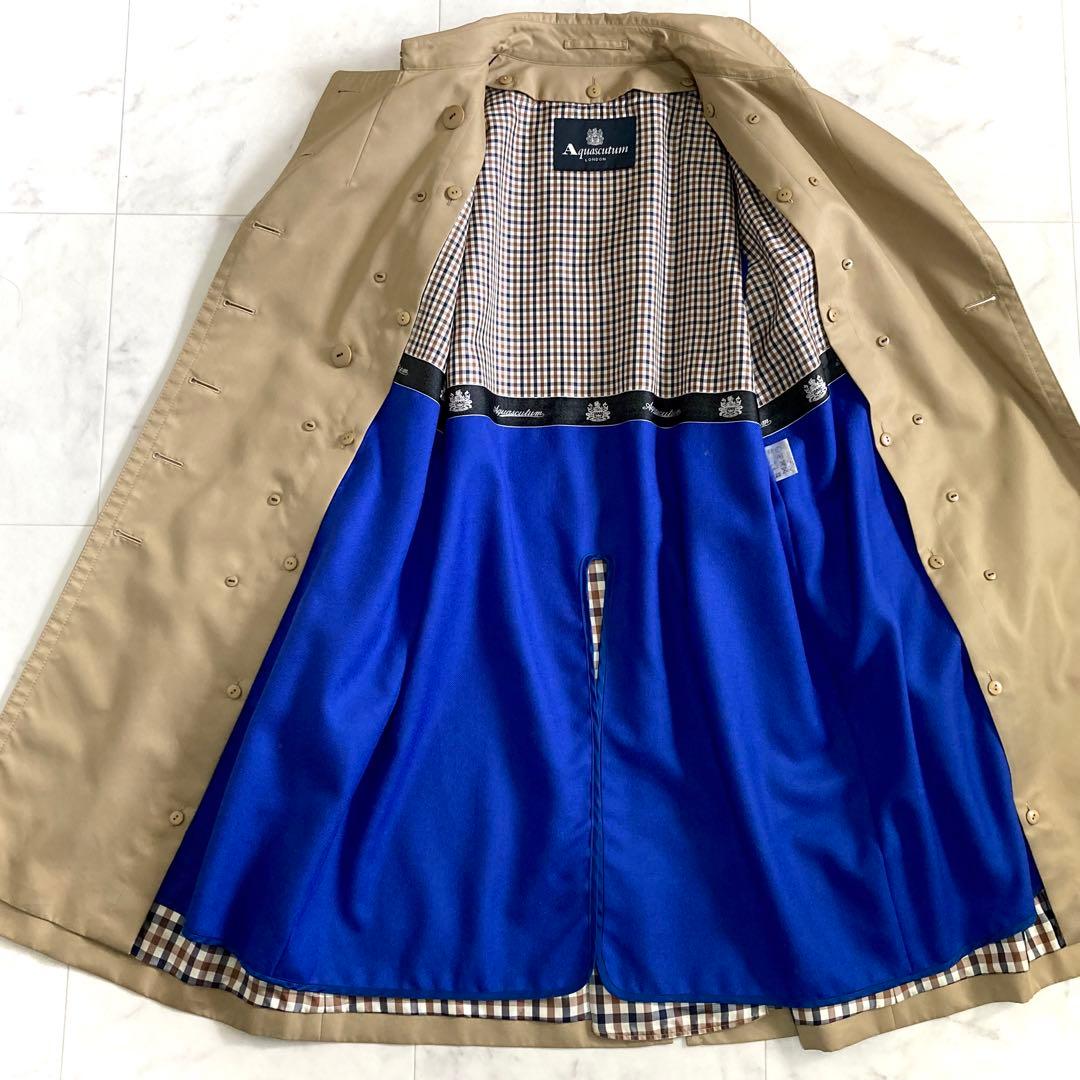 アクアスキュータム トレンチコート ブルーライナー 大草直子 8