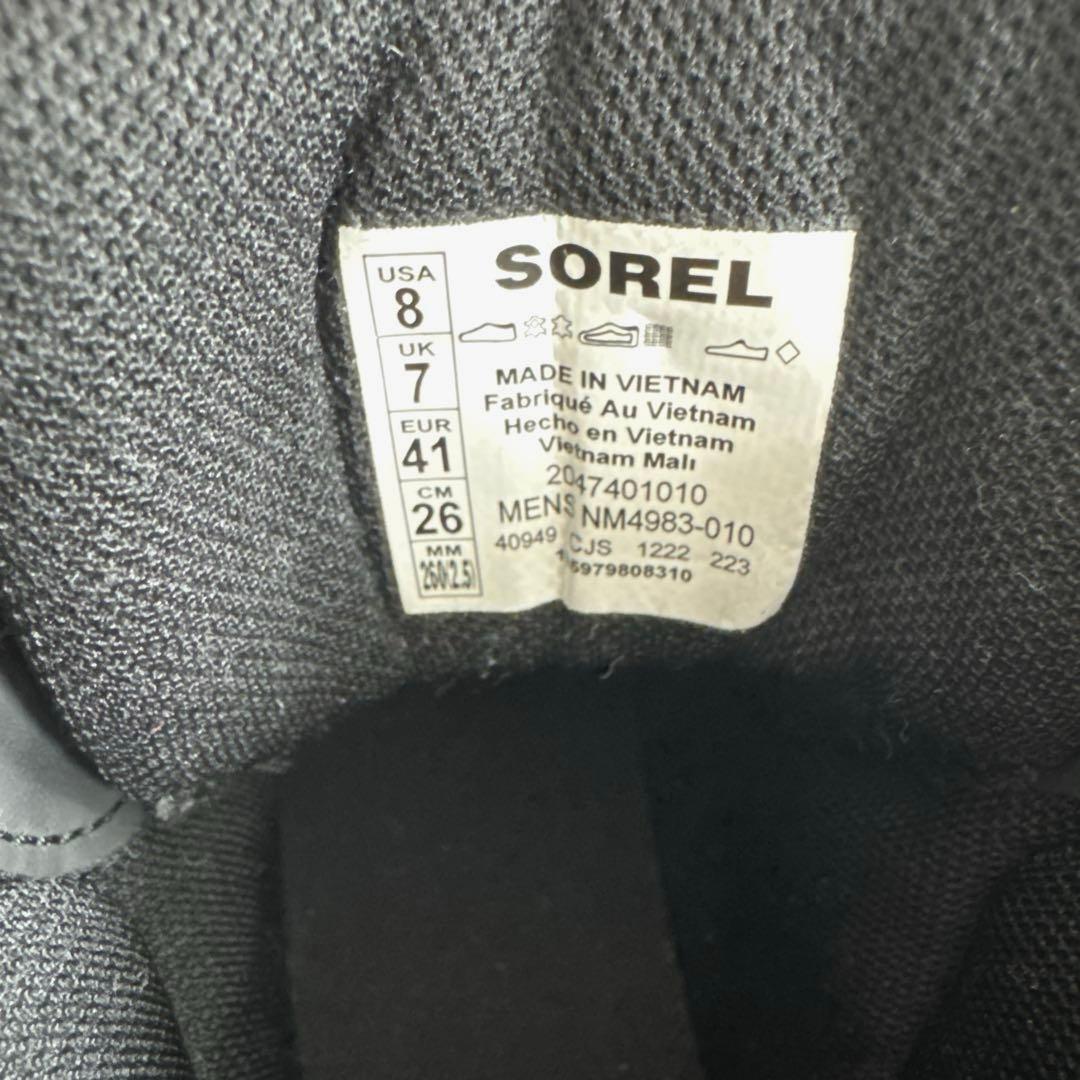 美品◎ソレル アウトドアブーツ　バクストンライトレース　防寒ブーツ　26㎝