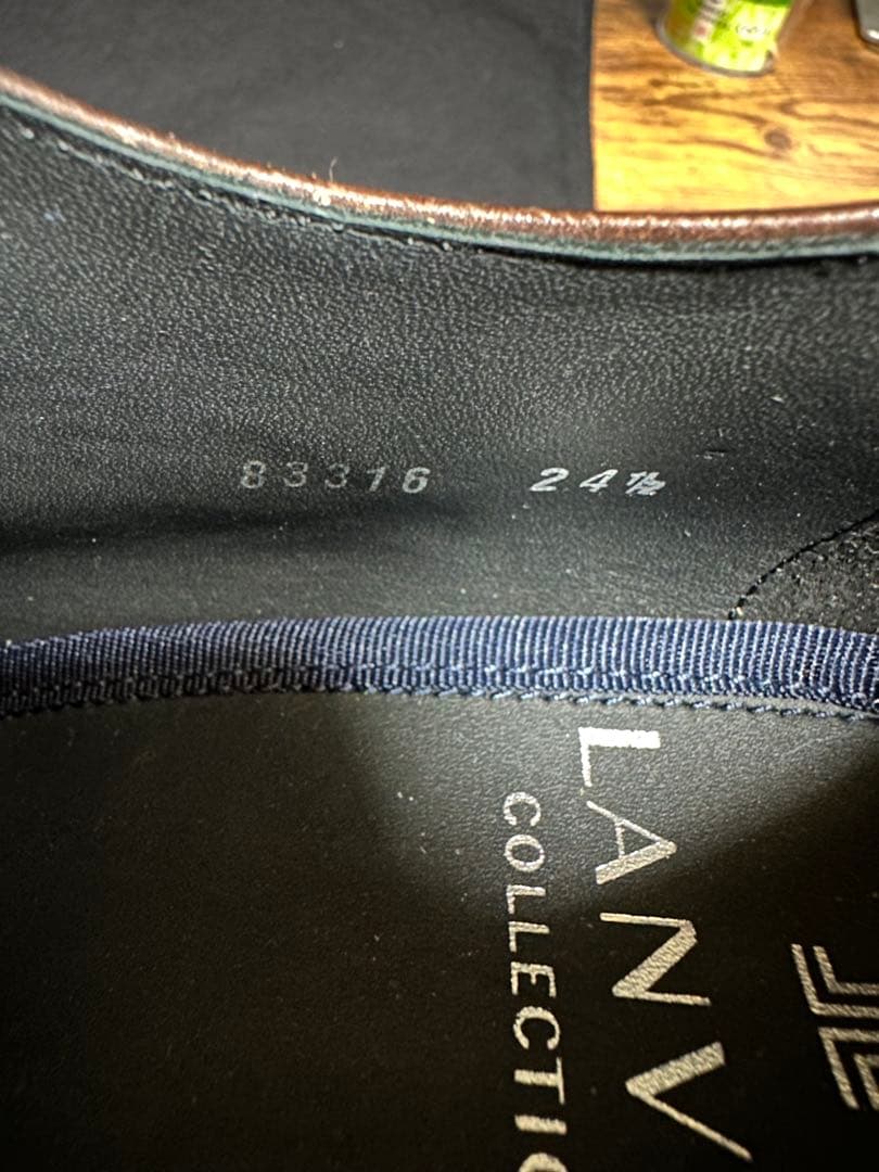 LANVIN コレクション ブラウン ドレスシューズ