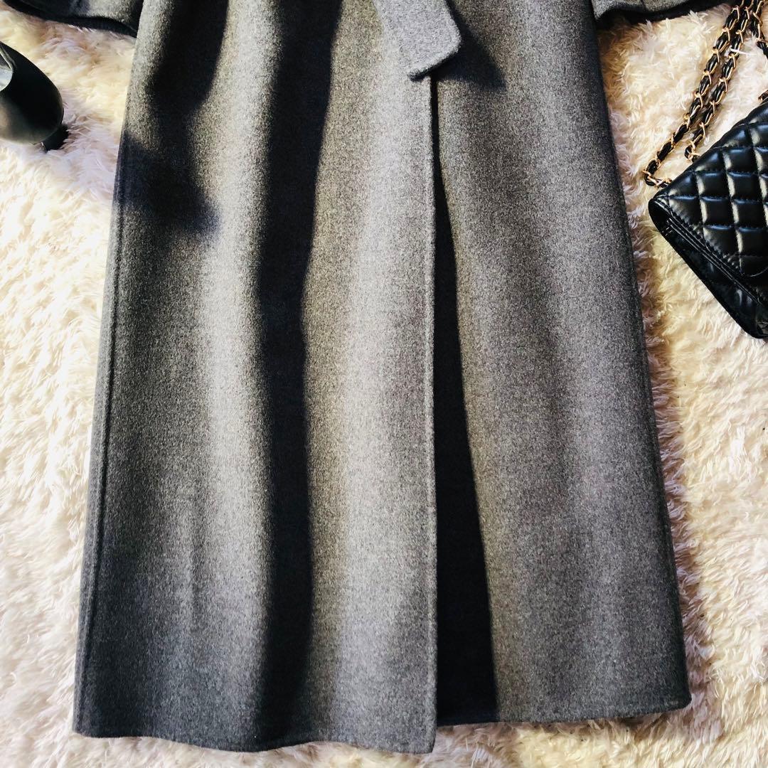 現行モデル✨未使用 マックスマーラ マキシコート クチートアマーノ グレー 38