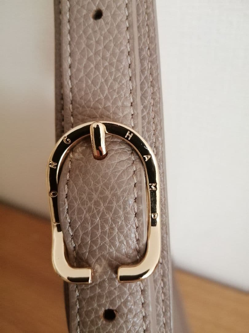 ロンシャン Le Foulonne レザー肩掛けHobo Bag Mトートバッグ