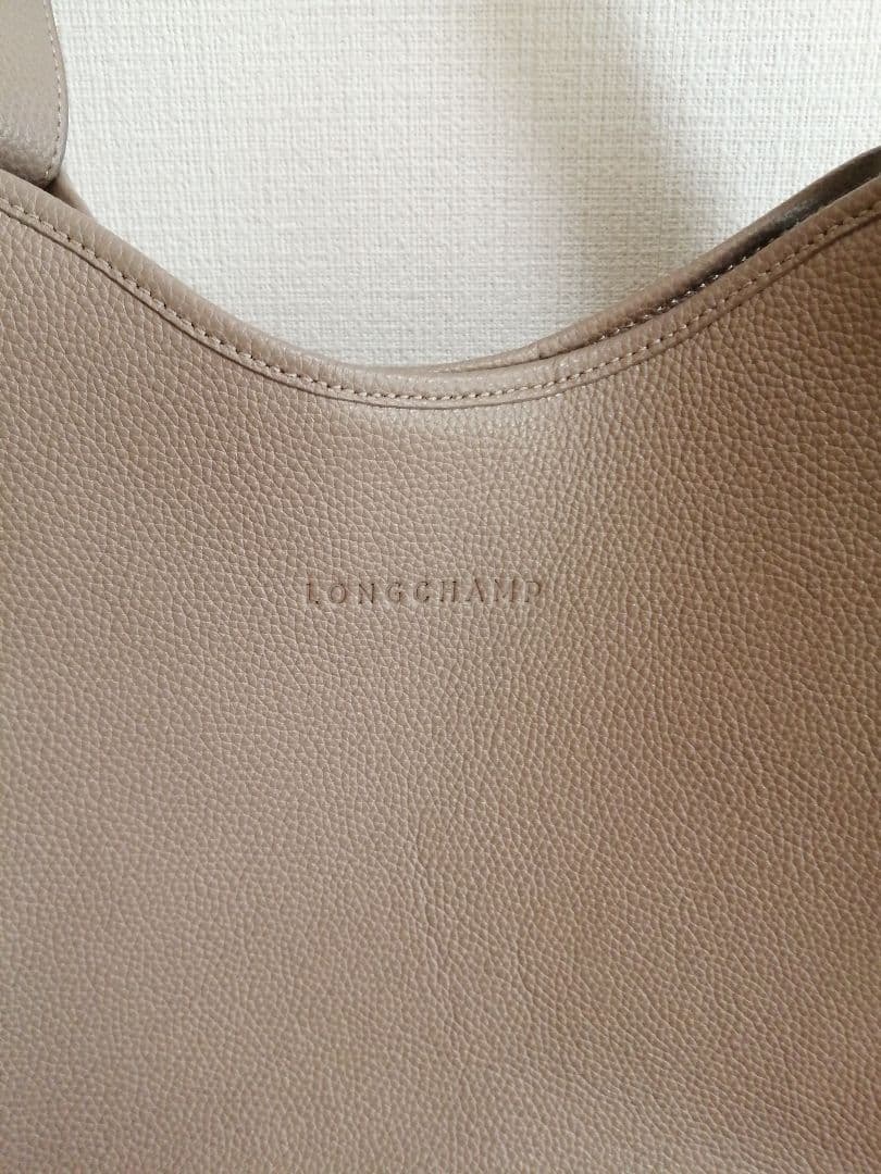 ロンシャン Le Foulonne レザー肩掛けHobo Bag Mトートバッグ