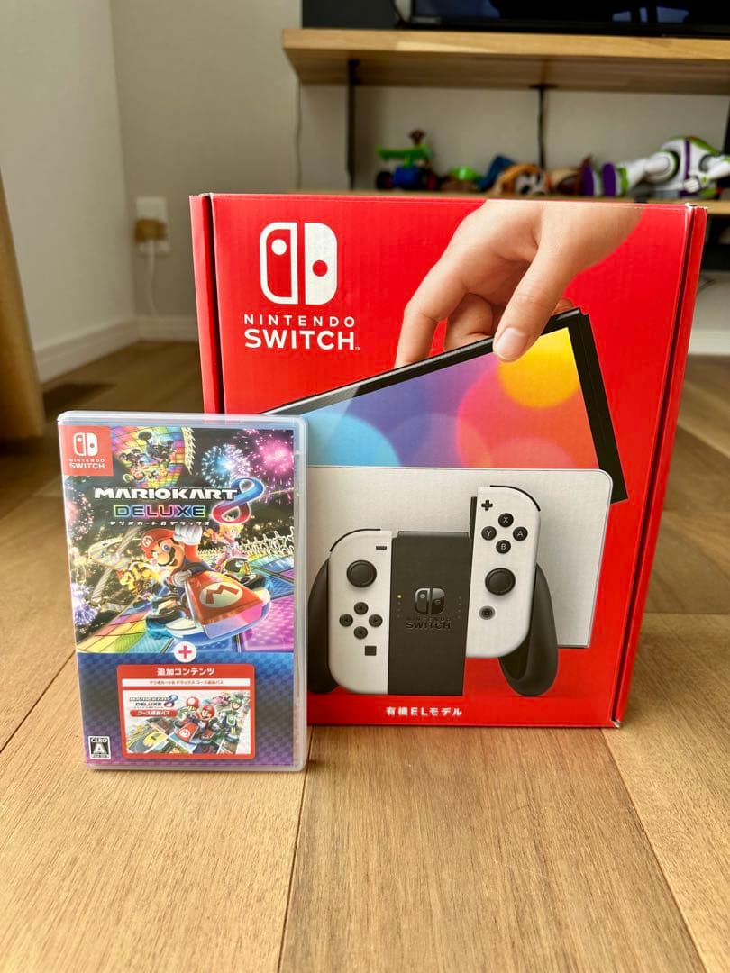 Nintendo Switch 有機EL マリオカート8DX SDカード 美品