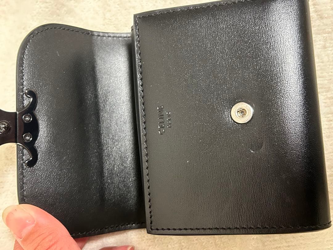 CELINE 三つ折財布 トリオンフ