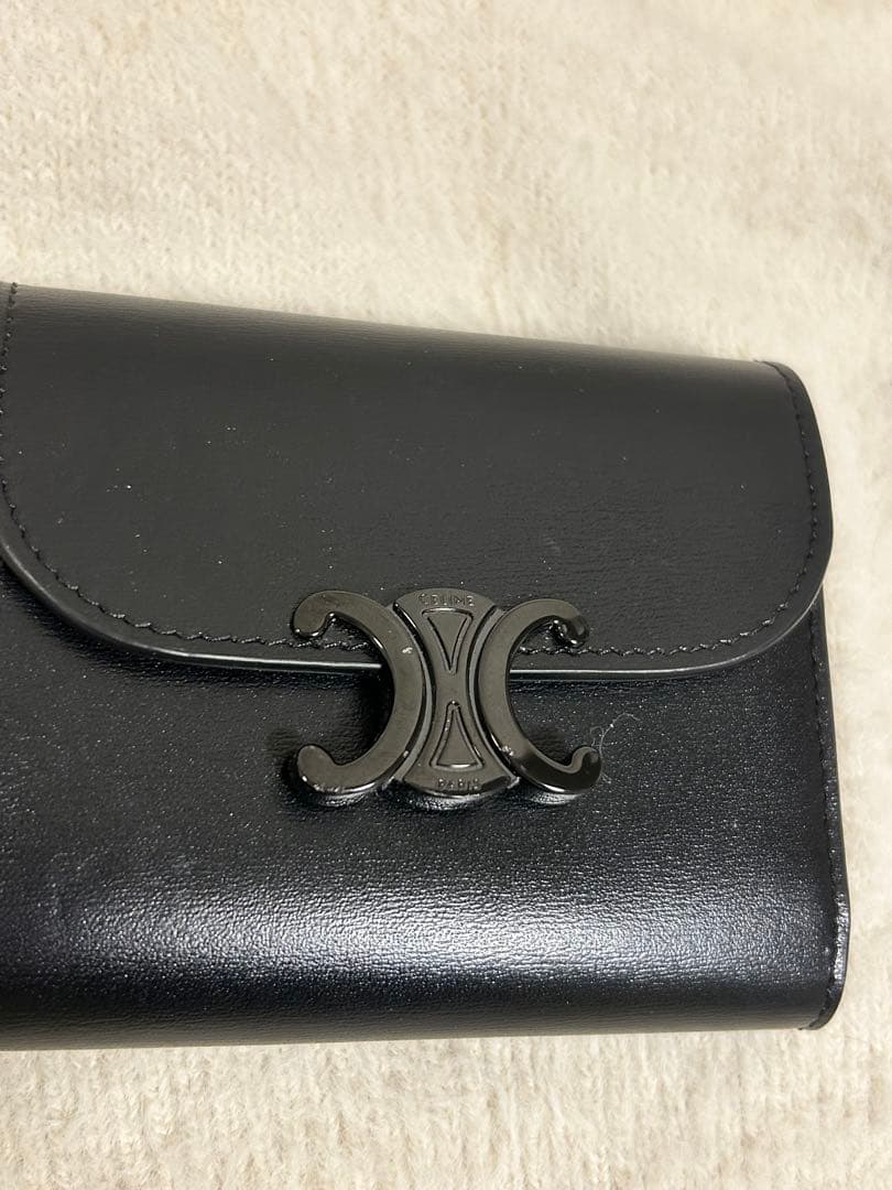 CELINE 三つ折財布 トリオンフ