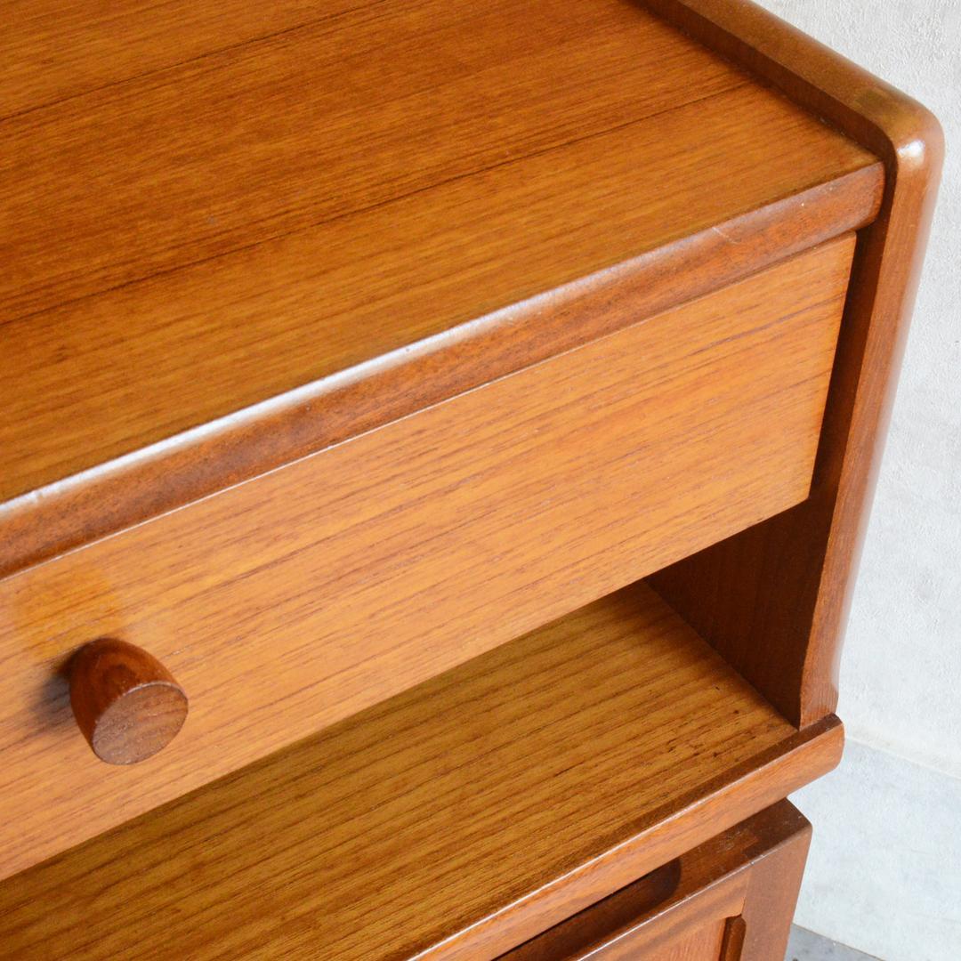 Nathan ネイサン ヴィンテージ キャビネット レコードキャビネット 抽斗付