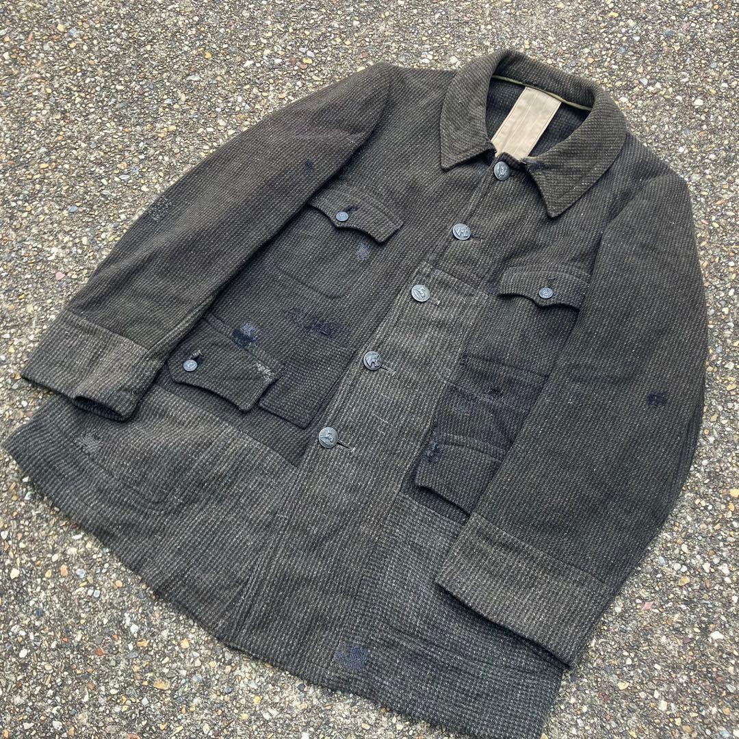 1920〜30s french vintage ウールハンティングジャケット