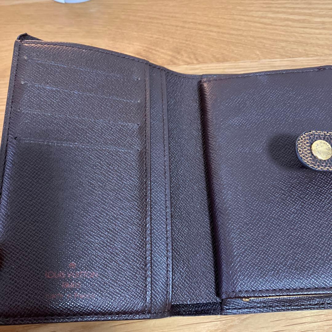 ルイ・ヴィトン　ダミエ　サイフ　二つ折り がま口財布