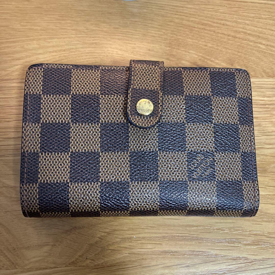 ルイ・ヴィトン　ダミエ　サイフ　二つ折り がま口財布