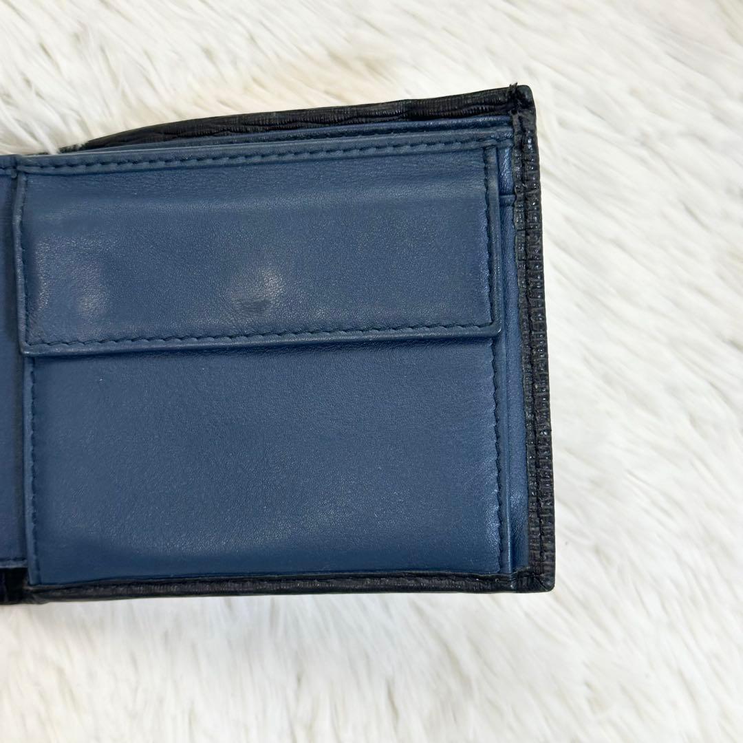 NFCタグ有 極美品✨️フェラガモ 二つ折り財布 リバイバル ガンチーニ 黒