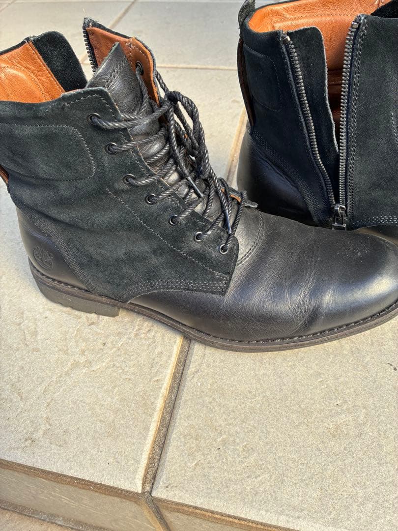 Timberland スウェードワークブーツ　ジッパー