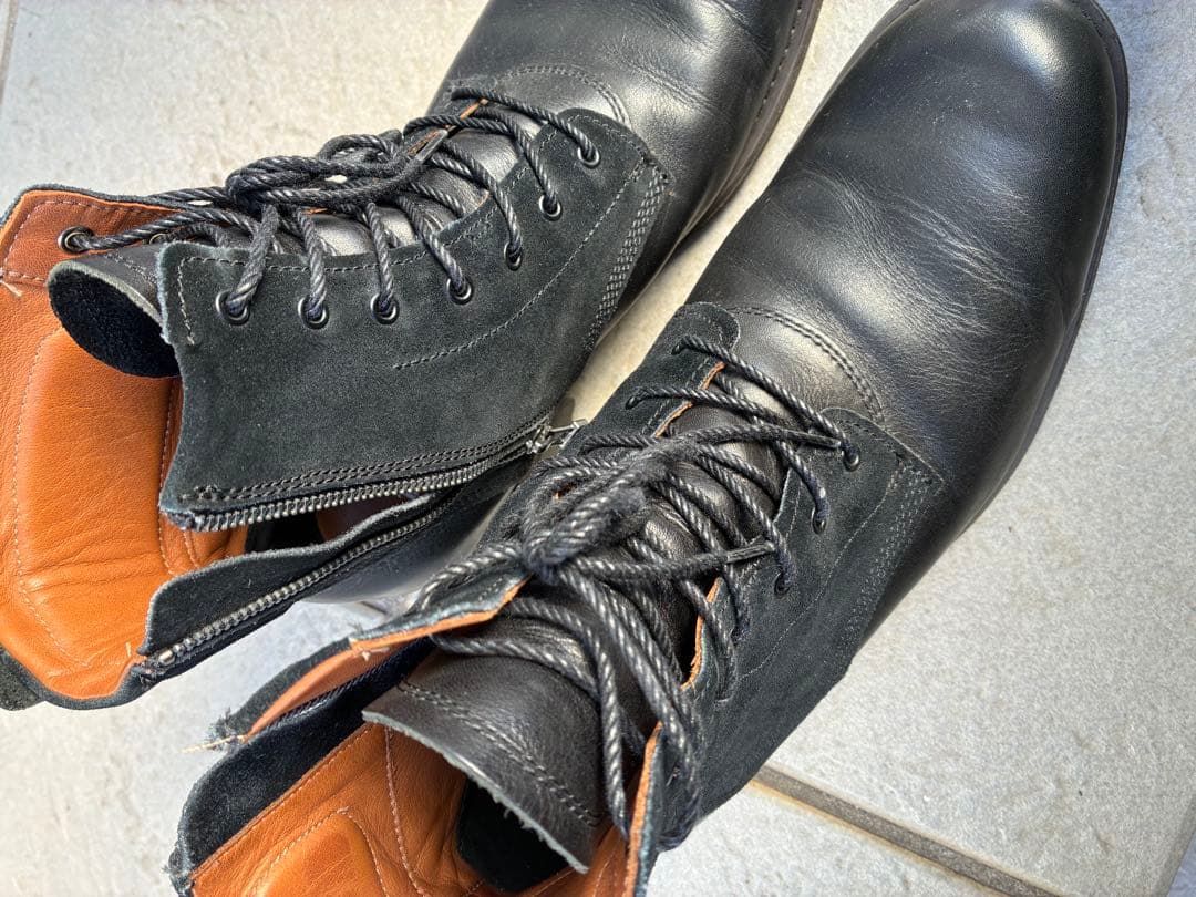 Timberland スウェードワークブーツ　ジッパー