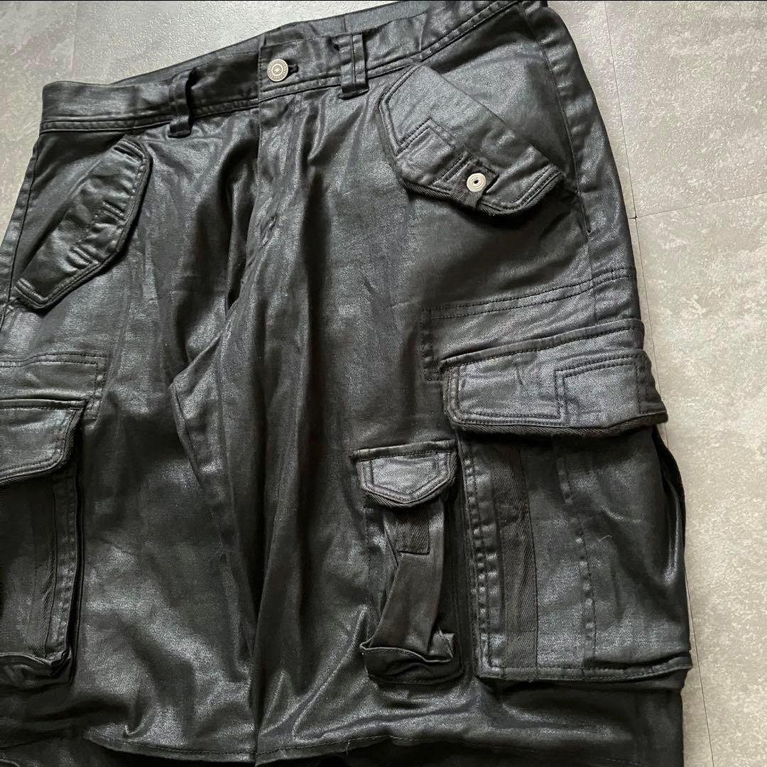 パンツ TORNADO MART coating cargo short PT Y2K