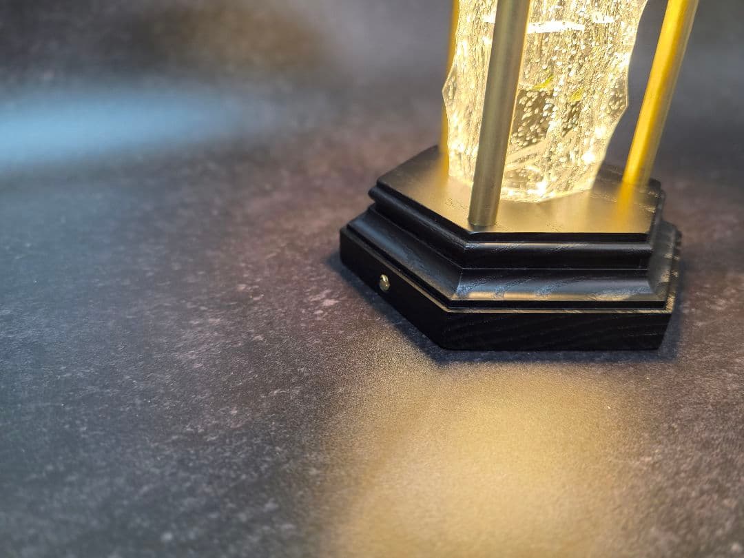 ゴールゼロ クリスタルシェード ブラック ルーカス ランタンシェード