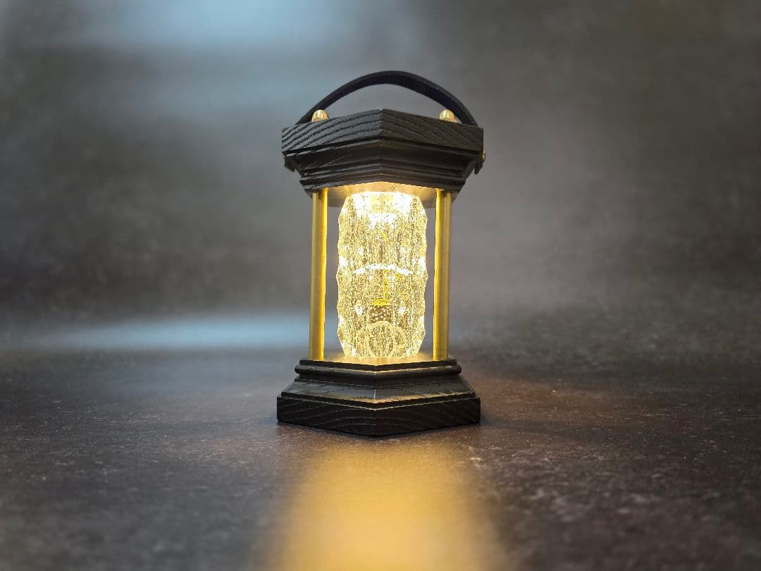 ゴールゼロ クリスタルシェード ブラック ルーカス ランタンシェード