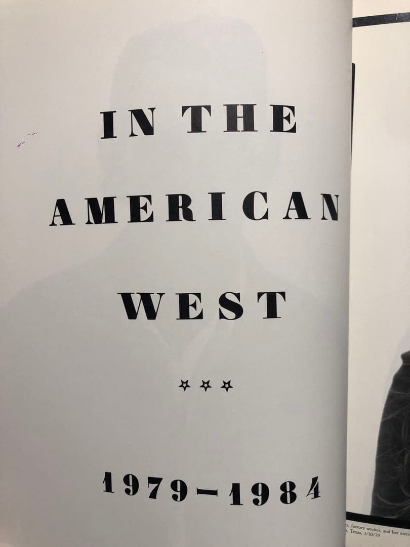 【値下げ】In the American West 写真集 リチャードアヴェドン
