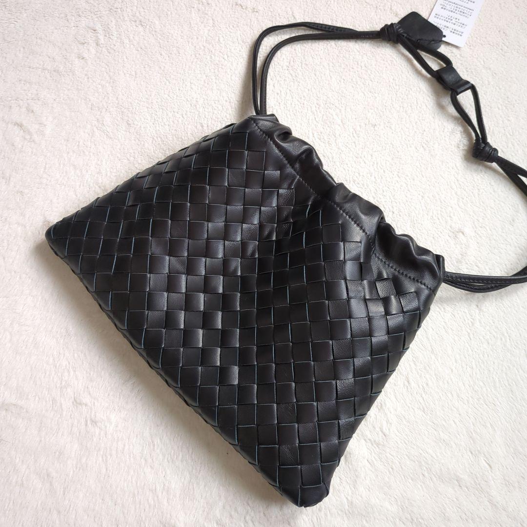 【新品タグ付き】本革 ダストバッグ ブラック