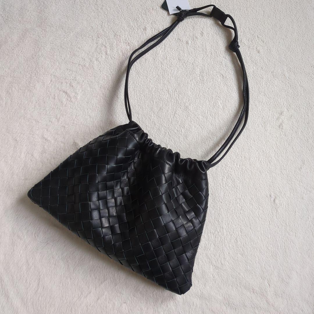 【新品タグ付き】本革 ダストバッグ ブラック