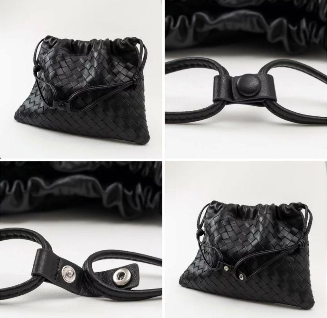 【新品タグ付き】本革 ダストバッグ ブラック