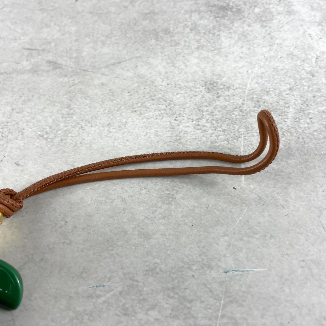 現行/未使用級✨ ロエベ LOEWE パズ チャーム グリーン