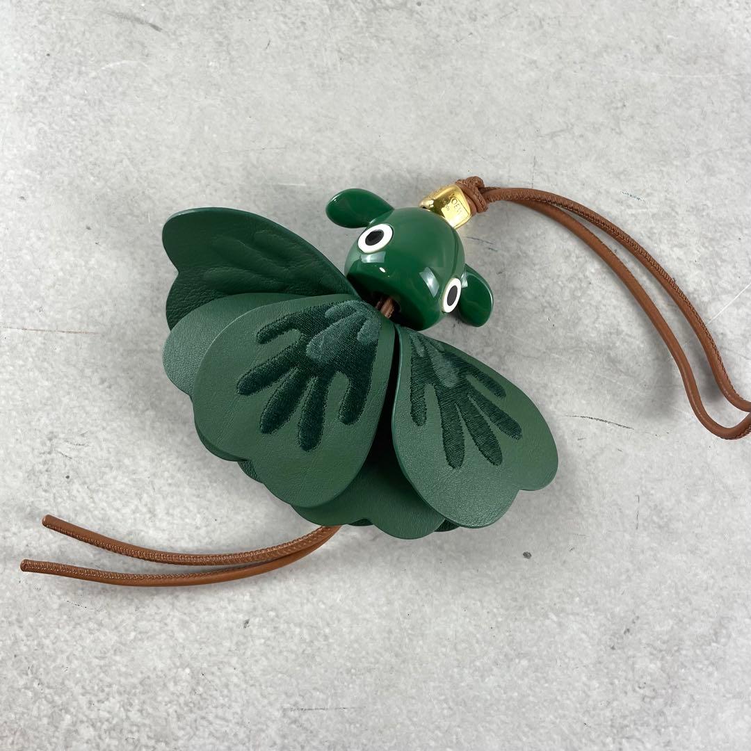 現行/未使用級✨ ロエベ LOEWE パズ チャーム グリーン