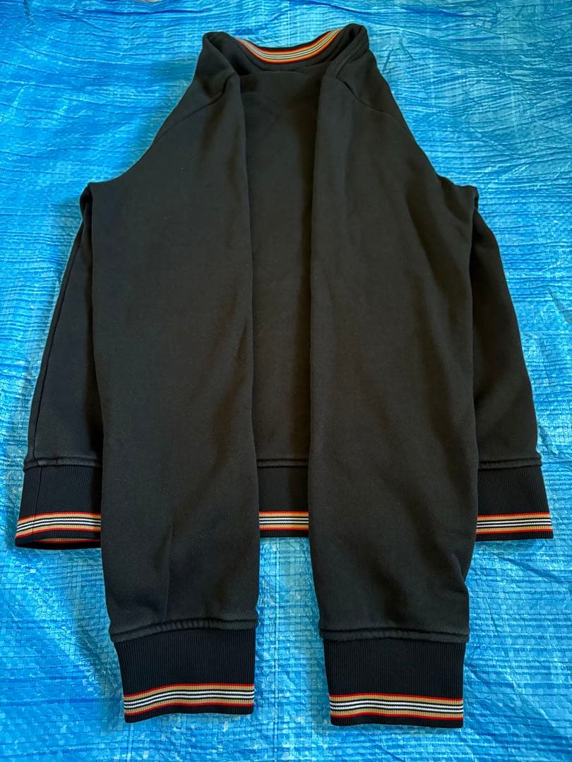 BURBERRY⬛︎スウェット⬛︎トレーナー⬛︎ブラック⬛︎ロゴ⬛︎クリーニング済み