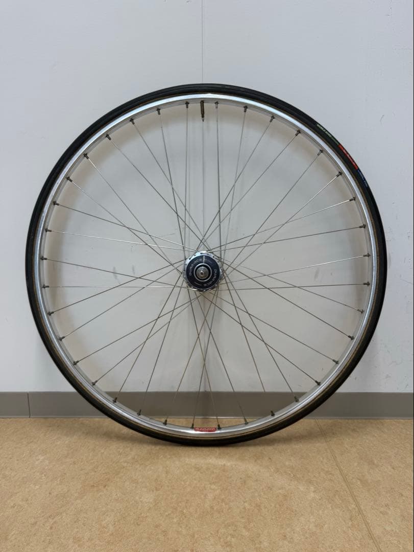 競輪 完組ホイール後輪 シマノDURA-ACEハブ・アラヤGOLDリム