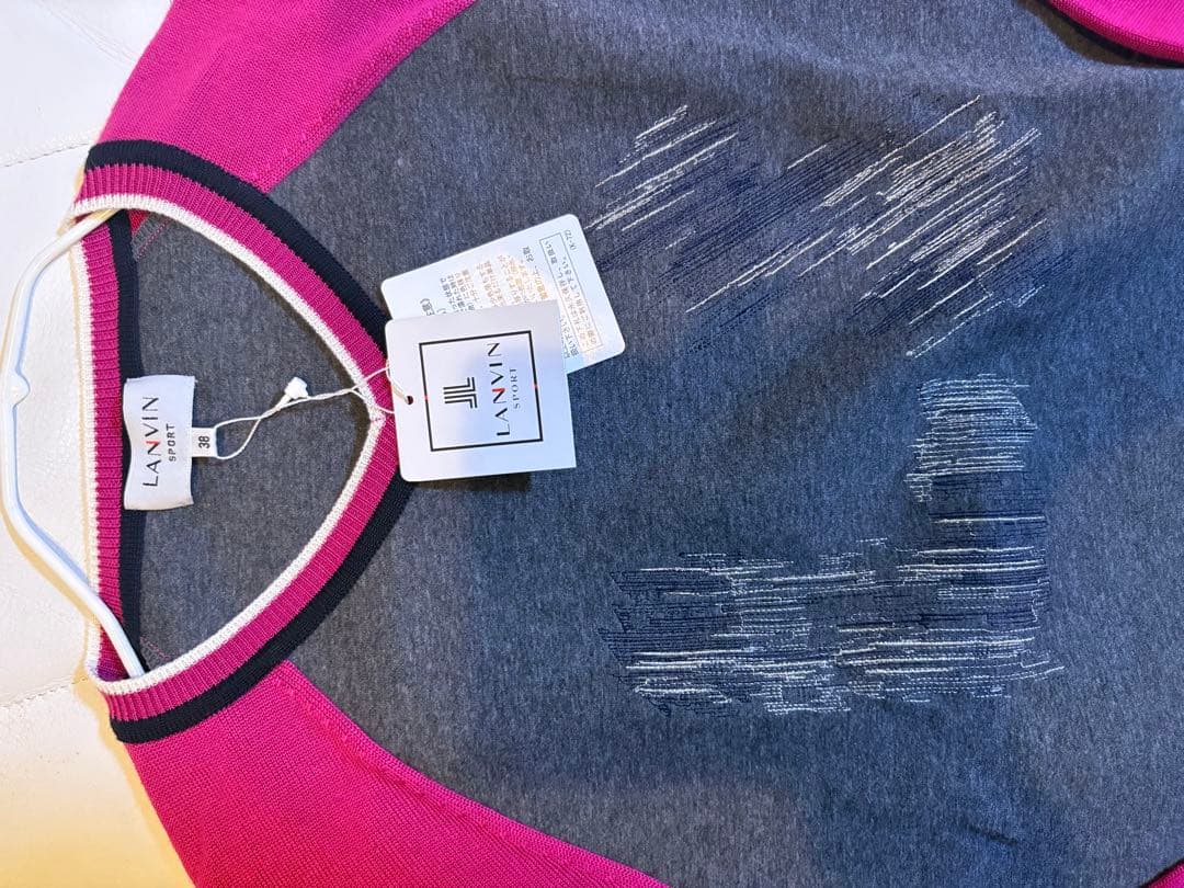 39,600円　新品　LANVIN ランバンスポール　ゴルフ　セーター　M