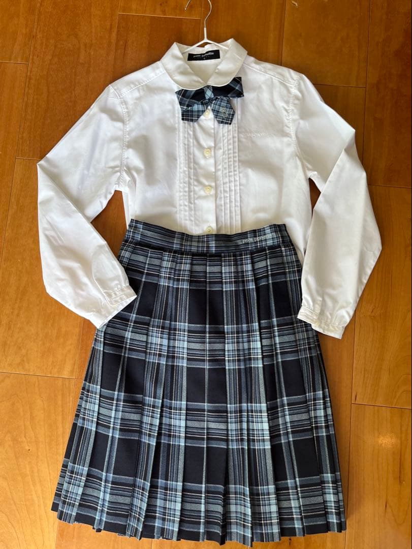 ジュニアブレザー ネイビーpom ponette150中学受験