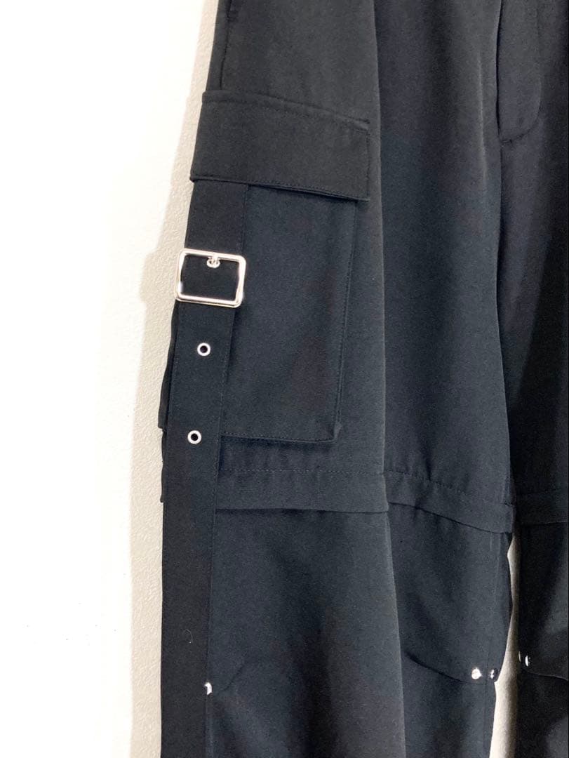 HARE ハレ 2WAYメタルカーゴパンツ　黒　極美品