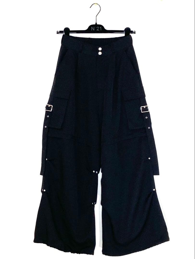 HARE ハレ 2WAYメタルカーゴパンツ　黒　極美品