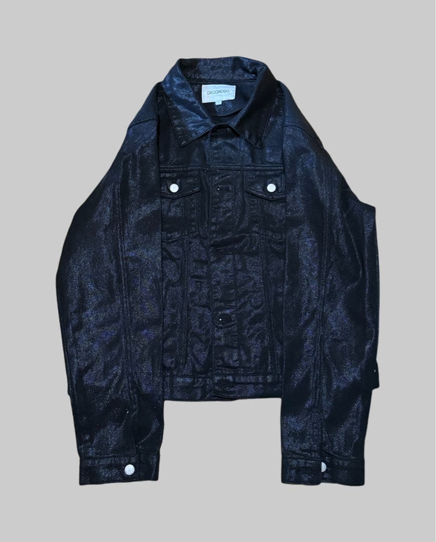DECOROSO コーティングデニムジャケット 01