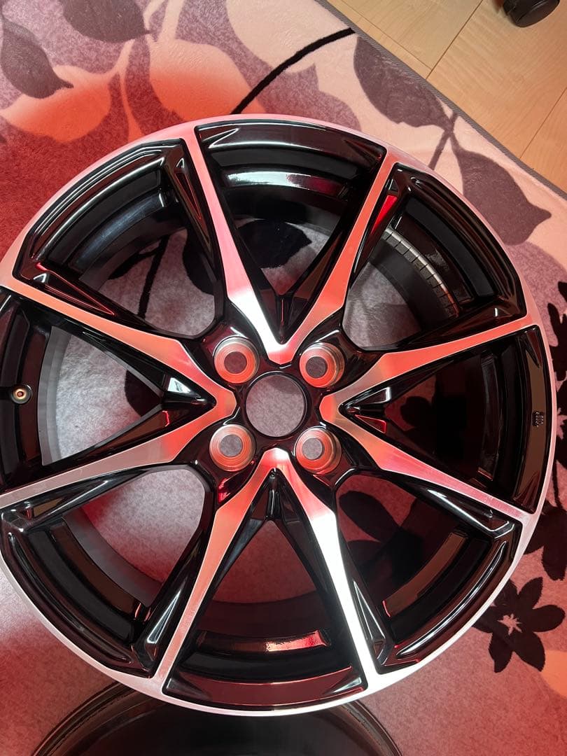 アクア GRホイールのみ2本17インチアルミホイール スポークデザイン　美品